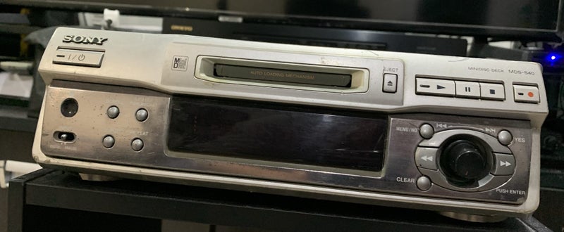 Sony MDS-S41 Compact MD deck tested Carousel 2