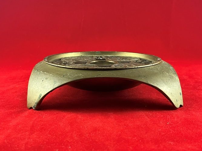 Vintage China Large Brass Incense Burner Carousel 2