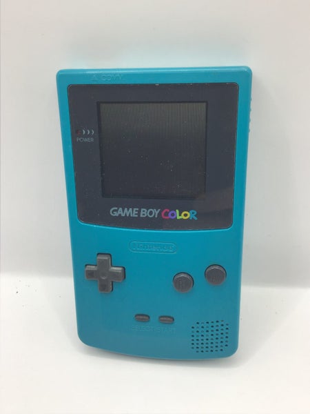 * Teal Gameboy Color Console w/ Mario Carry Pouch! * Carousel 2