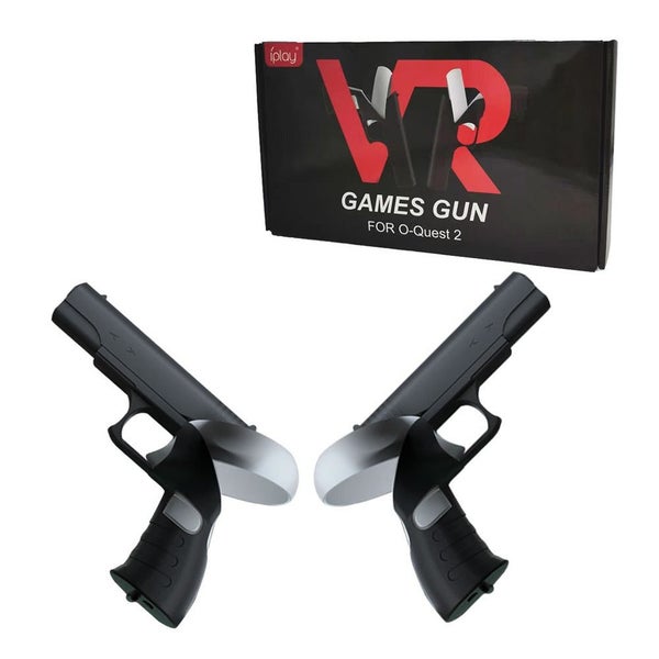 "Oculus Quest 2 VR Gun Stock (2nd Gen) - Dual Controller Shooting Accessory f... Carousel 1