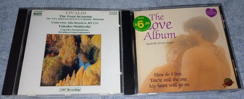 6 CD'S - LOVE SONGS & CLASSICAL Carousel 4
