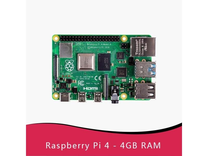 Official Original Raspberry Pi 4 Model B Dev Board RAM 1GB 2GB 4GB 8GB Core CPU Carousel 1