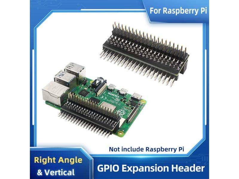 Raspberry Pi 5 GPIO Header Expansion Right Angle GPIO Connector For Pi 5 4B 3B Carousel 1
