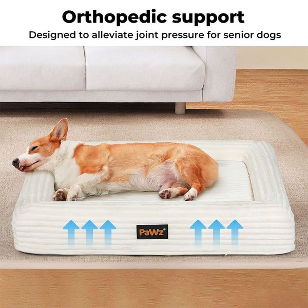 Pawz Pet Dog Calming Bed Orthopedic Egg Foam Sofa Mattress Waterproof Washable L Carousel 2