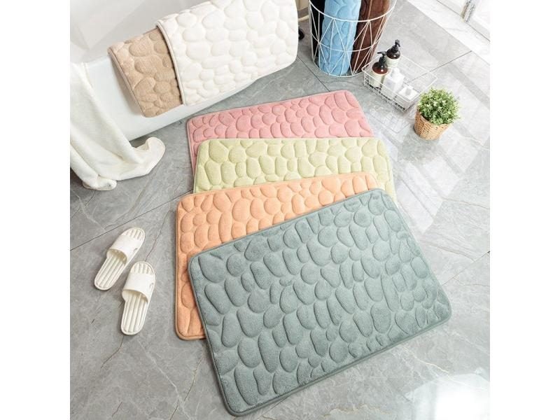 Bathroom Bath Mat Coral Velvet Non Slip Mats Floor Rug Water Absorbent Doormat Carousel 1