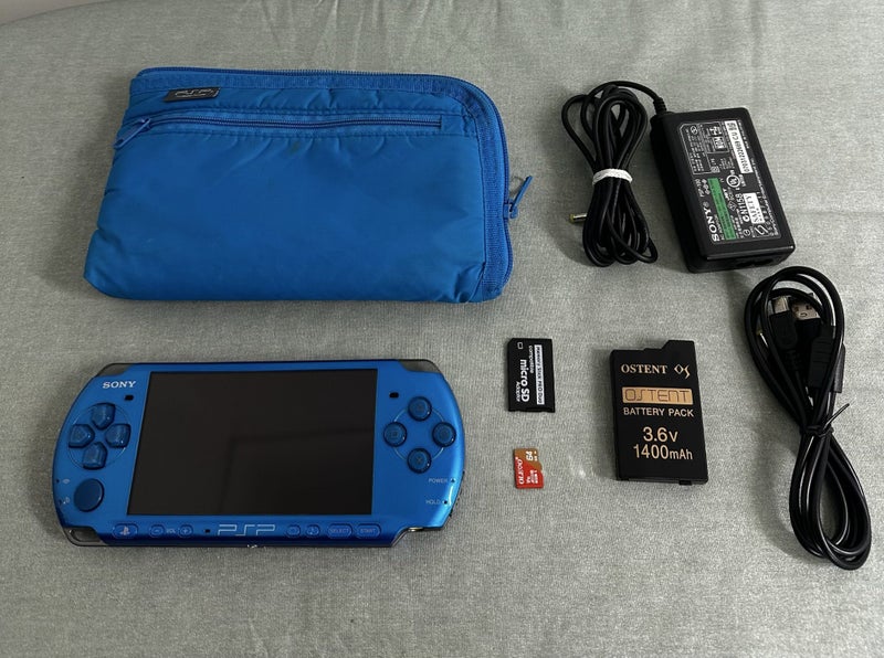 PlayStation Portable (PSP) 3000 – Vibrant Blue | 64GB | Fully Set Up Carousel 1