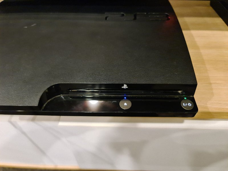 $1 Reserve PS3 Playstation 3 Slim 320GB CECH-2002B PS1 Compatible Carousel 2