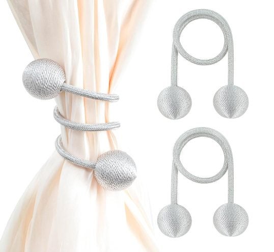 2 Pieces Curtain Tiebacks Creative DIY Twist Drape Holdbacks Carousel 1