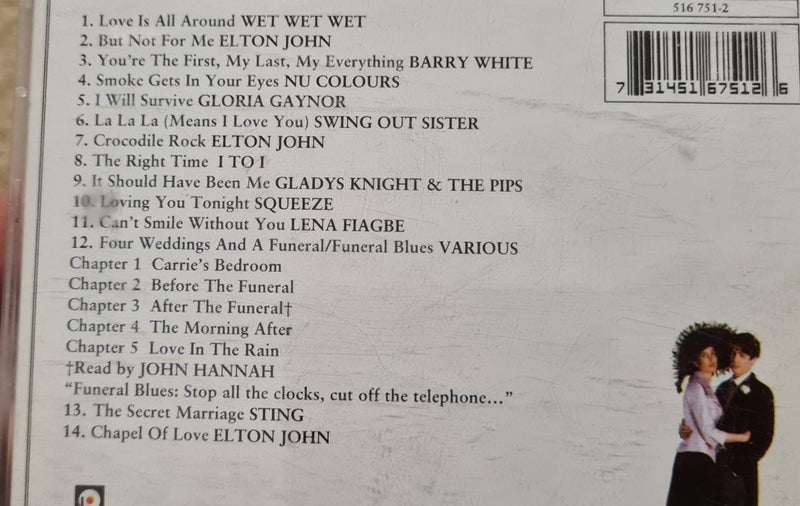 Four Weddings and a Funeral CD Carousel 2