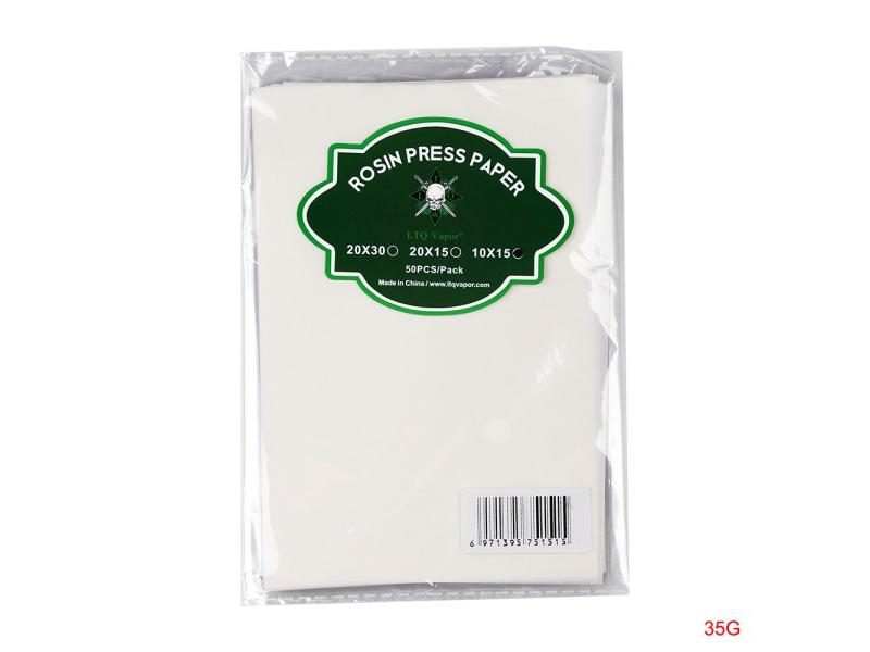 50pcs LTQ Vapor Rosin Press Paper Food Grade Non Stick Baking Paper For Rosin Carousel 1