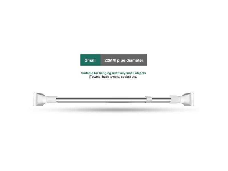 Telescopic Adjustable Shower Curtain Rods Accessories Carousel 1