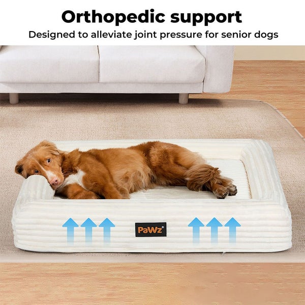 Pawz Pet Dog Calming Bed Orthopedic Foam Sofa Mattress Waterproof Washable XXL Carousel 2