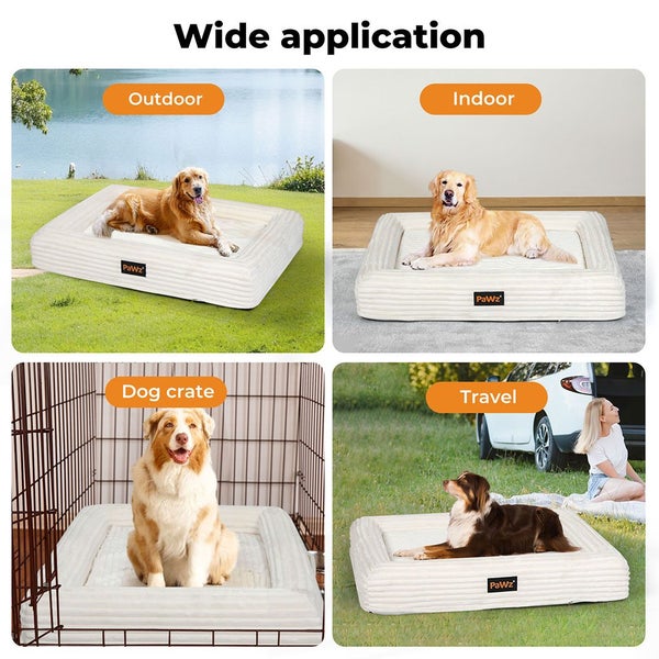 Pawz Pet Dog Calming Bed Orthopedic Foam Sofa Mattress Waterproof Washable XXL Carousel 10
