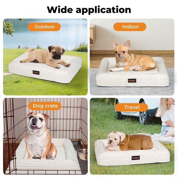 Pawz Pet Dog Calming Bed Orthopedic Egg Foam Sofa Mattress Waterproof Washable M Carousel 10