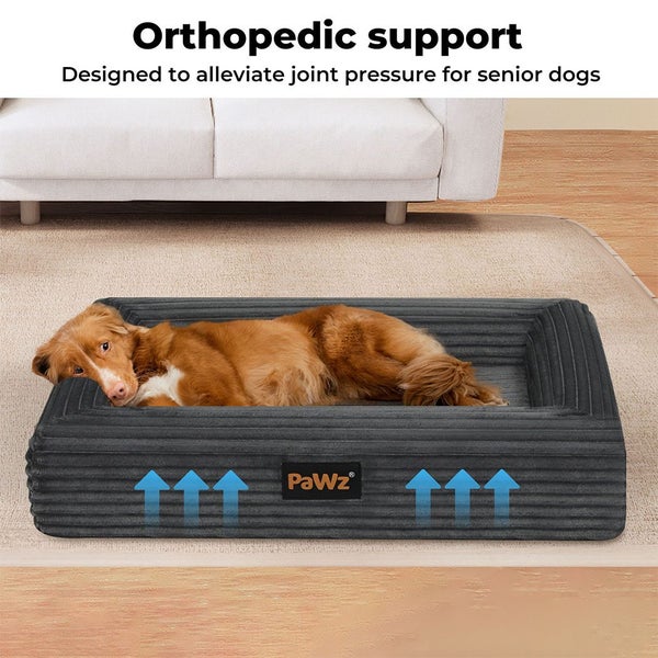 Pawz Pet Dog Calming Bed Foam Sofa Orthopedic Mattress Waterproof Washable XXL Carousel 2
