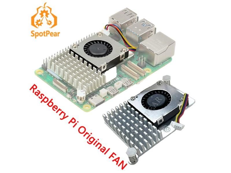 Raspberry Pi 5 Active Cooler Official FAN Heatsink With Adjustable Speed Carousel 1