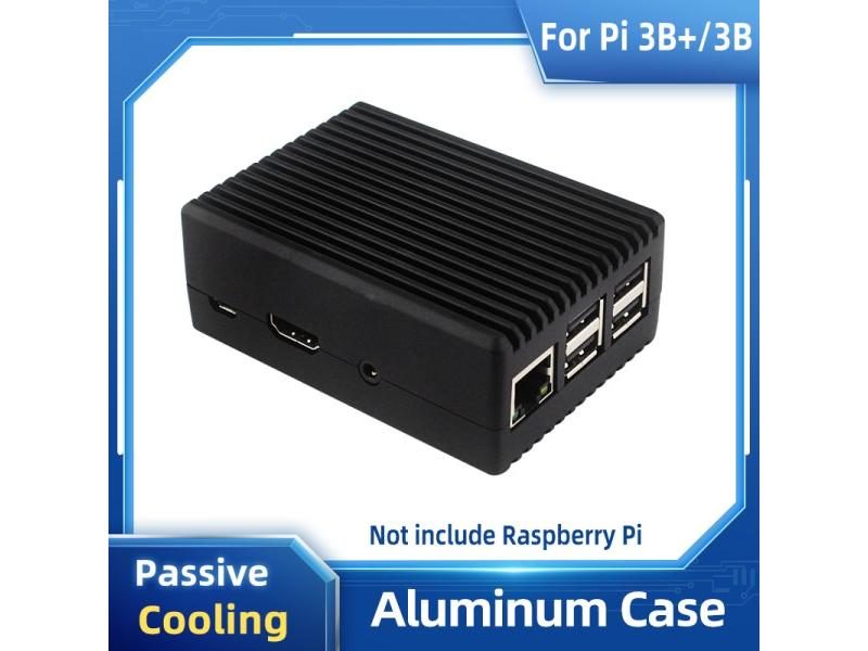 Raspberry Pi 3 Alumimum Case Passive Cooling Armor Metal Shell With Thermal Pad Carousel 1