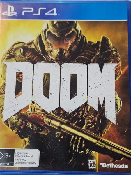 PS5 / Playstation 4 Game Doom Carousel 1