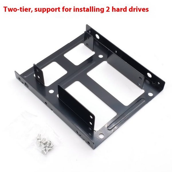 10 Pack 2.5 Inch To 3.5 Inch Internal Hard Disk Drive Bracket For Pc, Dual Ssd M Carousel 1