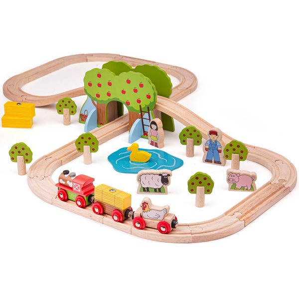 Bigjigs Rail Farm Train Set Carousel 2