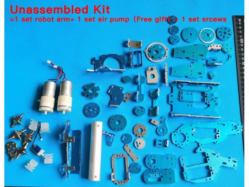 Arduino 7 Dof Large Suction Air Pump Robot Arm Multi DOF Manipulator Carousel 1