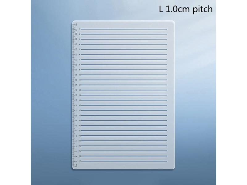 A4 PubMed Ruler Calligraphy Template Straight Line Writing Tool Geometry Rulers Carousel 1