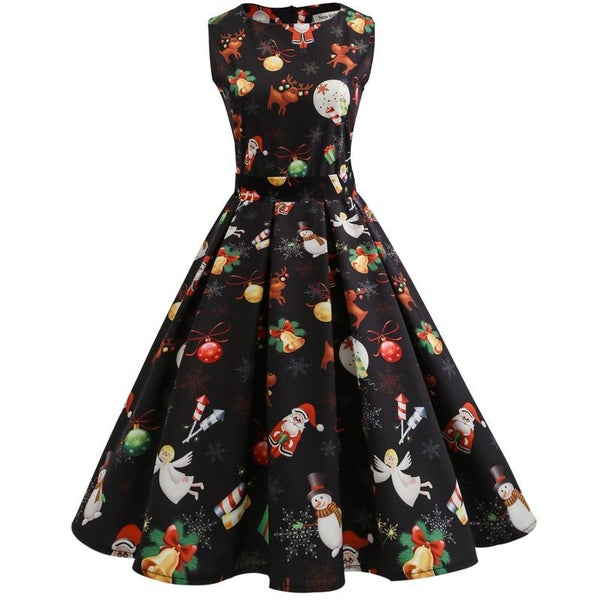 Rockabilly Christmas Dress Womens Clothing Size 16 Carousel 1