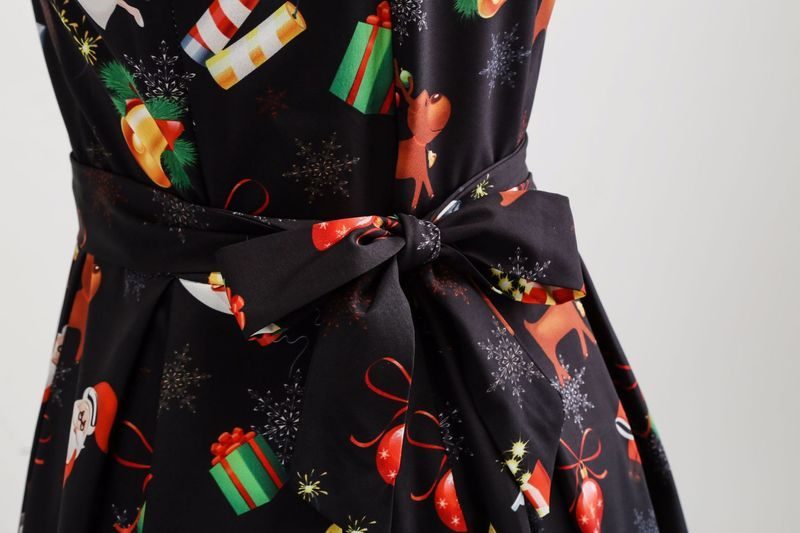 Rockabilly Christmas Dress Womens Clothing Size 16 Carousel 5