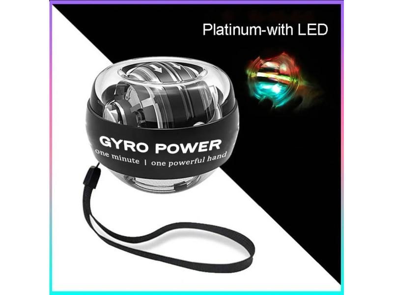 LED Wrist Power Ball Trainer Auto-Start Gyro Ball Exerciser Carousel 1