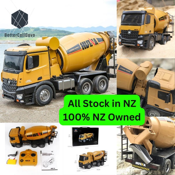 HUINA Truck Concrete Mixer Model Car 1:14 Remote Control RC 1574 (Hui Na) Carousel 1