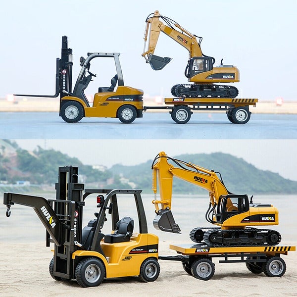 HUINA Truck Fork Lift with Trailer Car Remote Control RC 1576 1:10 (Hui Na) Carousel 2