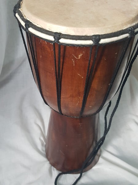 Djembe. African drum. Sounds great. 16" High 8" diameter. Carousel 7