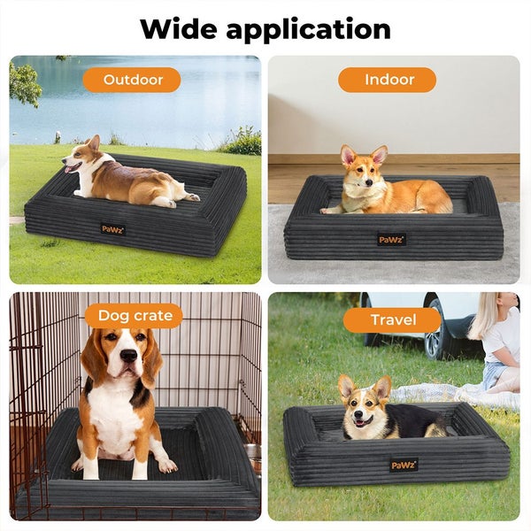 Pawz Pet Dog Calming Bed Egg Foam Orthopedic Sofa Mattress Waterproof Washable L Carousel 10
