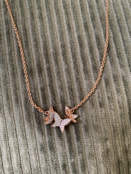 Swarovski butterfly necklace Carousel 1