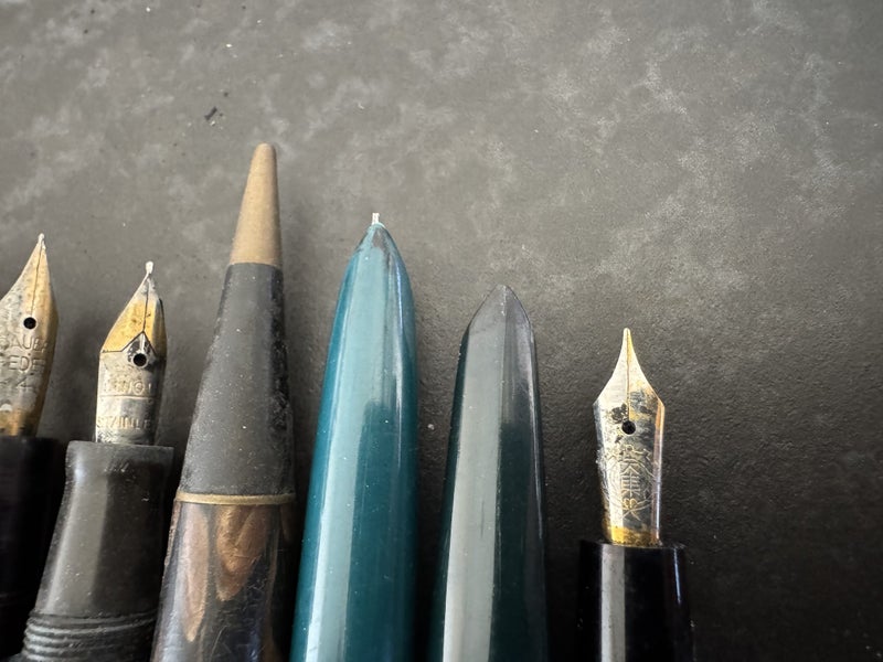 Bulk Lot of 11x Vintage Fountain Pens, etc - $10 No Reserve!! Carousel 9