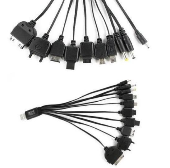 10 in 1 USB Charge Cable Cord Multi Charger Universal Carousel 2