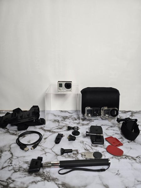 *1$ FAULTY AUCTION* GoPro Hero 3+ Action Camera Bundle CHDHX-302 Carousel 1