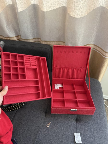 Lockable 2 tiers jewellery storage Carousel 3
