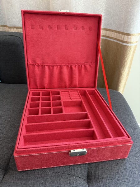 Lockable 2 tiers jewellery storage Carousel 2