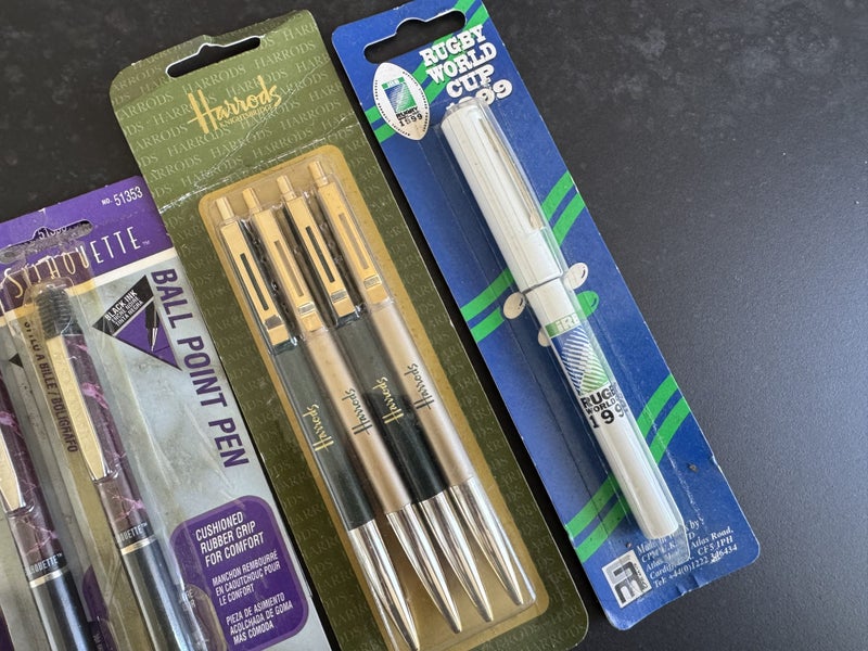 Bulk Lot of Boxed Pens, etc - Harrods, Rugby World Cup, Windsor Castle, etc Carousel 5