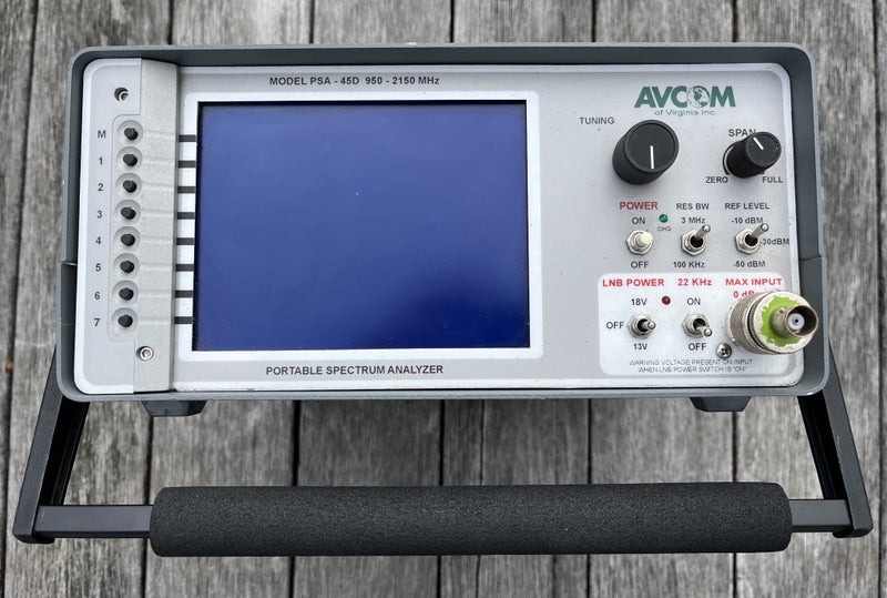 AVCOM PSA45D Spectrum Analyzer Carousel 2