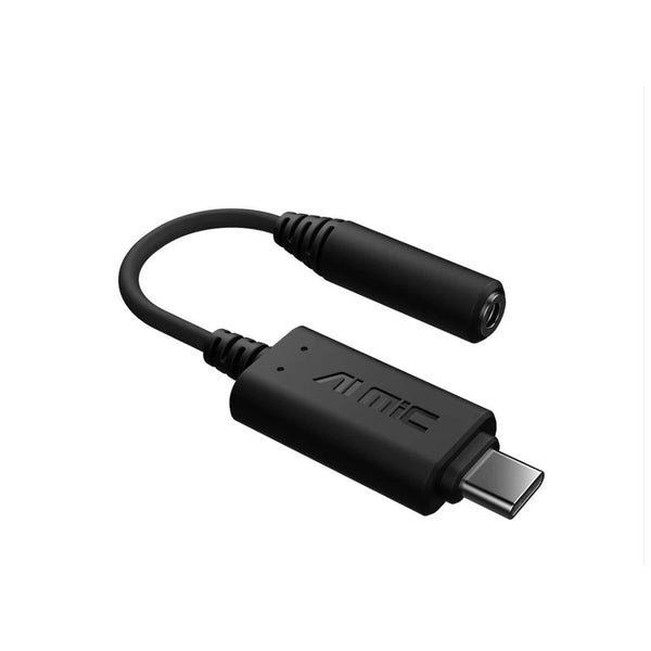 ASUS AI Noise-Canceling Mic Adapter With USB-C To 3.5 Mm Carousel 1