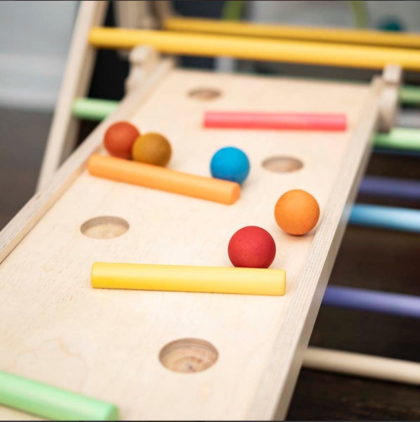 Pikler and double sided slide ramp Carousel 2