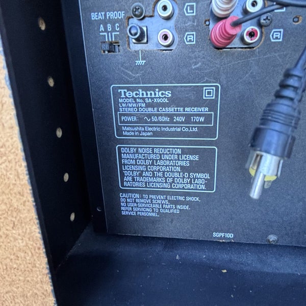 Technics SA X900L - Vintage Cassette & Tuner Stereo - Cabinet & Speakers Carousel 6