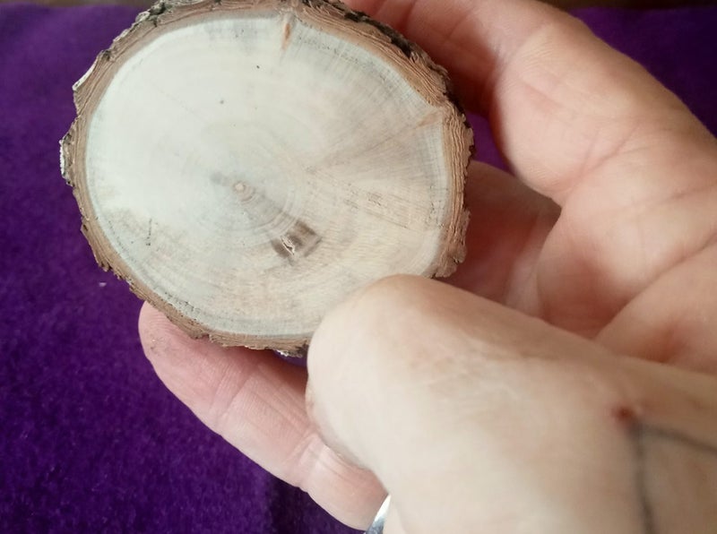 Wooden rounds for crafting Carousel 4