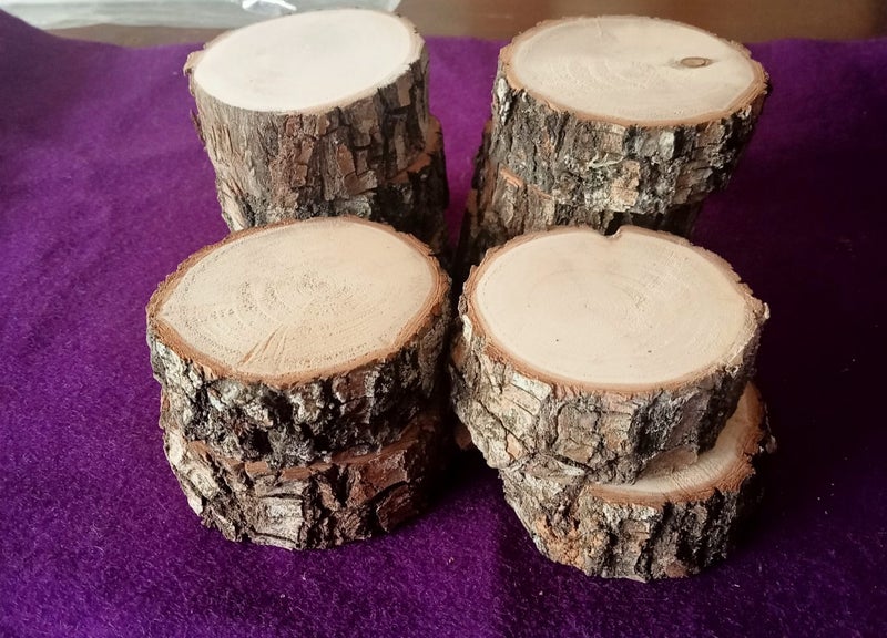 Wooden rounds for crafting Carousel 2