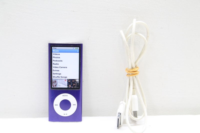 8GB iPod Nano 4th Gen & USB *Purple* Carousel 1