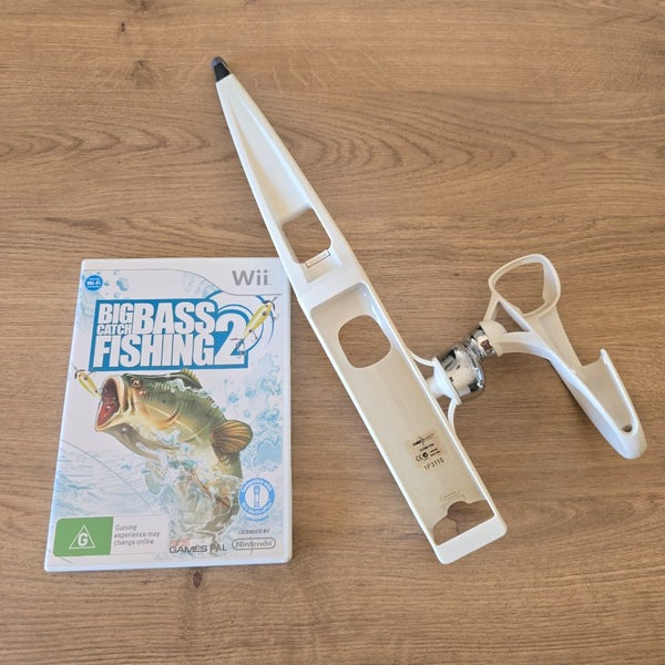 Nintendo Wii Big Bass Fishing 2 Game & Rod Carousel 1