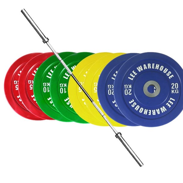 140kg Bumper Weights Combo Carousel 1