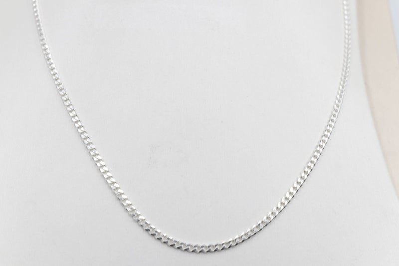 Stg Silver Curb Link Chain IRA46 Carousel 8